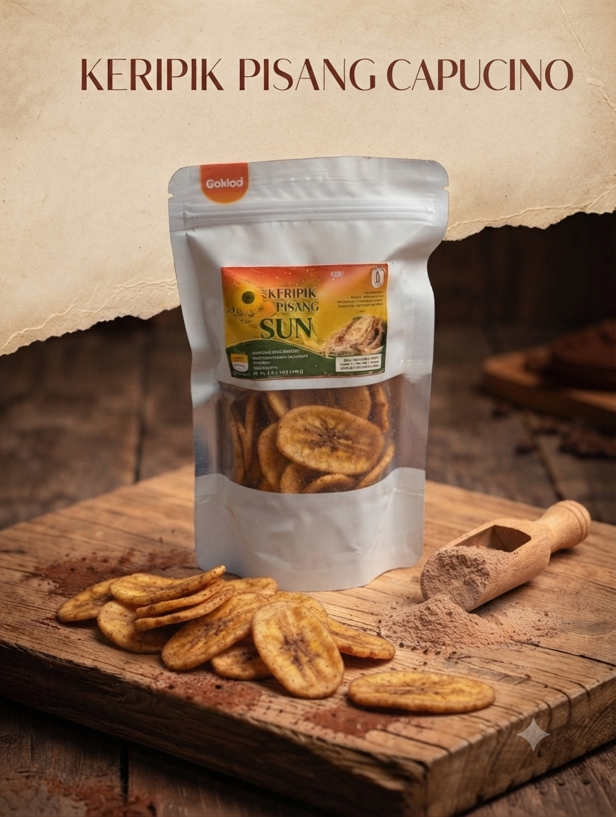 Keripik Pisang Cappucino
